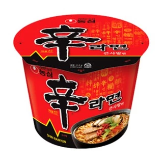 nong shim shin ramyun noodle soup cup ชินรามยอน มาม่าเกาหลี 신컵 신라면 큰사발 작은컵 한국 컵라면 68g