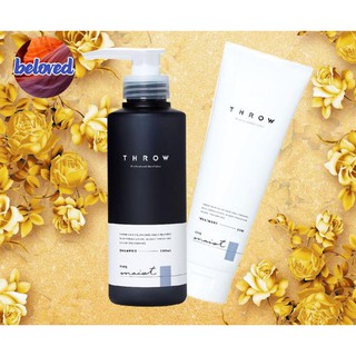 Throw Shampoo Moist 300 ml/Treatment Moist 220 g แชมพู ทรีทเม้นท์ สำหรับผมทำสี และแห้งเสีย เหมาะกับผมเส้นใหญ่