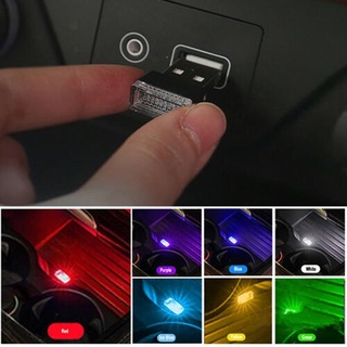 Easternauto อุปกรณ์เสริมในรถยนต์หลอดไฟนีออน Led Usb ขนาดเล็ก