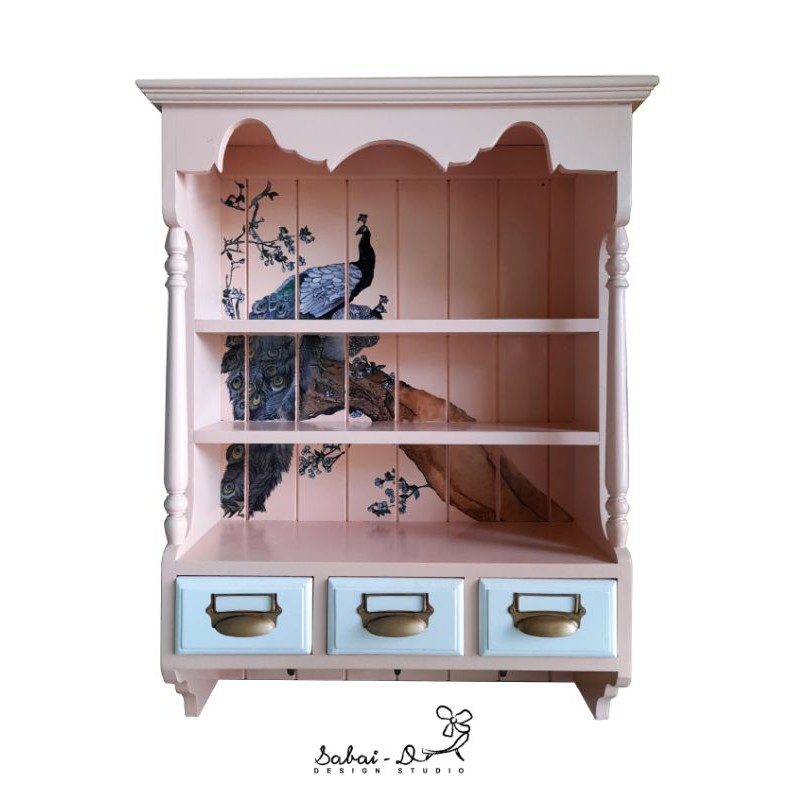Peacock Wall Shelf,Wall Shelf,Furniture,Home Decoration,ตกแต่งบ้าน,Art and Decoration.