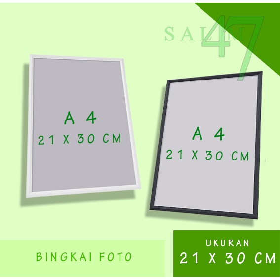กรอบโฟโต้ขนาด A4 / 21x30 ซม. PHOTO FRAME PLACE