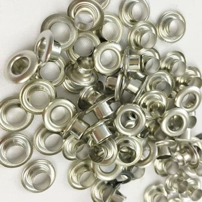 MATA EYELET 5MM NICKEL CODE 350 LETTENTS 2,000 ชุด - CHICKEN EYES
