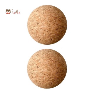 2 Pieces Wooden Cork Ball Wine Stopper, Cork Ball Stopper for Wine Decanter Carafe Bottle Replacement 2.1 Inch/ 5.5 cm