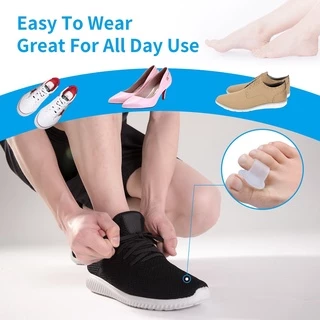 แหวนซิลิโคนแยกนิ้วเท้า Hallux Valgus 0 Over อุปกรณ์ดูแลเท้า