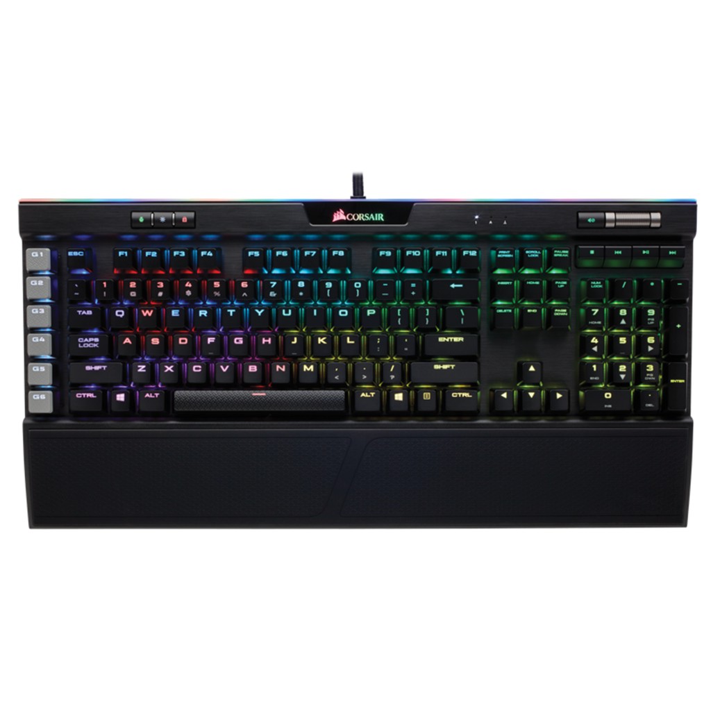 คีย์บอร์ด CORSAIR K95 RGB PLATINUM XT (CHERRY MX SPEED) (RGB LED) (EN) (CH-9127414-NA)