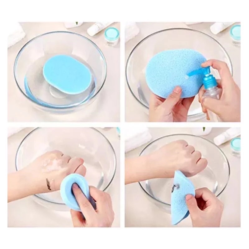 ฟองน้ำเนื้อละเอียดแผ่นหนา (1แผ่น) รุ่นใช้ในคลีนิกหรือร้านสปา ☁️หนา1cm ราคา ถูกที่สุด ดีลบีเคเค แกลเลอรีภาพที่ 5