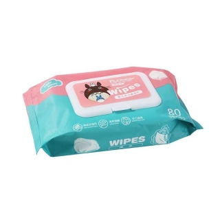 ถูกที่สุด🚩ทิชชู่เปียก 80 แผ่น กระดาษเปียก Baby Wipes สูตรบริสุทธิ์ ผ้านุ่มไม่บาดผิว