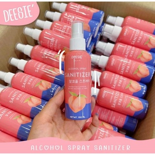 [พร้อมส่ง] สเปรย์แอลกอฮอล์กลิ่นพีช🍑100ml. DEESIE  ดีซี่ Alcohol Spray Sanitizer