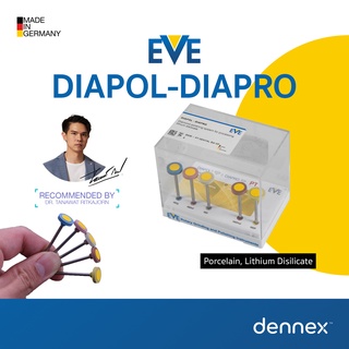 ชุดหัวขัด EVE " DIAPOL-DIAPRO " Set HP 5  Recommended By DR. Tanawat Ritkajorn