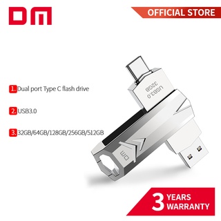 แฟลชไดรฟ์ Usb C Type C USB3.0 PD098 32GB 64G 128G สําหรับ Andriods SmartPhone Memory MINI Usb Stick