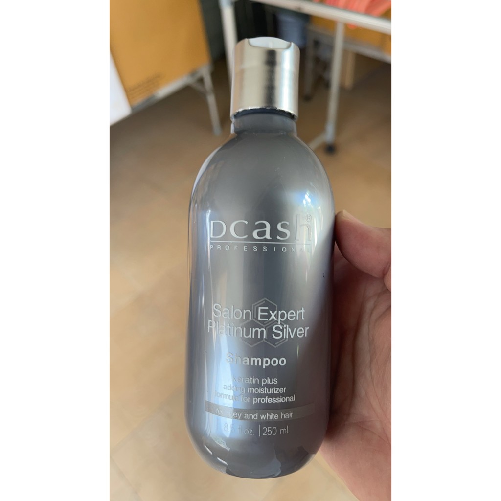 Dcash Salon Expert Platinum Silver แชมพู เพิ่มประกายสีผมบรอนด์เงิน หรือเทา – โปรปัง