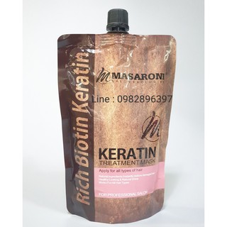 ทรีทเม้นท์เคราติน มาเซโรเน่ Masaroni Keratin Treatment (เคราติน ทรีทเม้นท์มาส์ค) 500มล. #ทรีทเม้นท์เคราติน #เคราตินมาส์ก