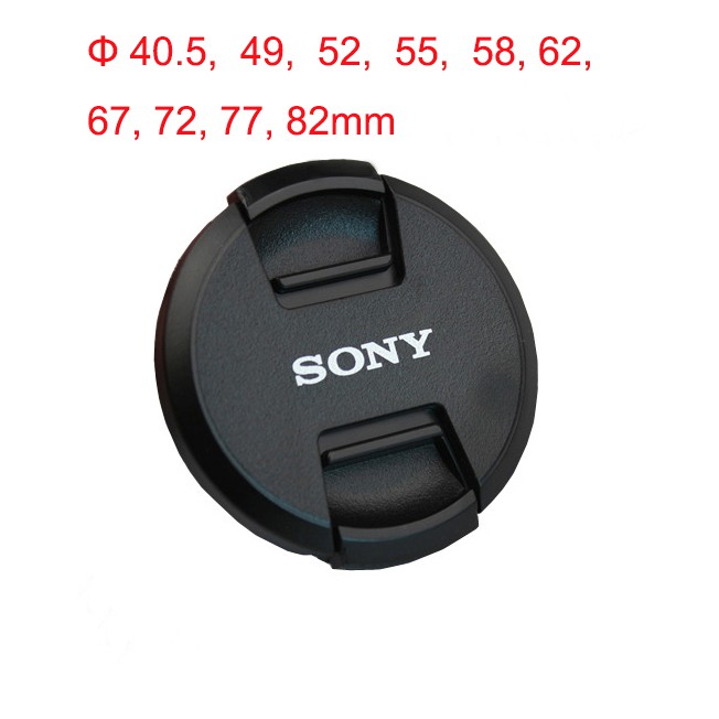 SONY ฝาปิดเลนส์หน้ากล้องพลาสติก โซนี่ หลายขนาด