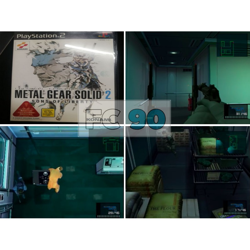 แผ่นเกมเมทัลเกียร์2 Metal Gear Solid 2: Sons of Liberty [PS2] แผ่นแท้ ญี่ปุ่น มือสอง สภาพดี มีกล่องและคู่มือ