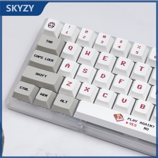 FC Keycaps Cherry Profile วิดีโอเกมอะนิเมะ PBT Dye sublimation แป้นพิมพ์เครื่องกล keycap