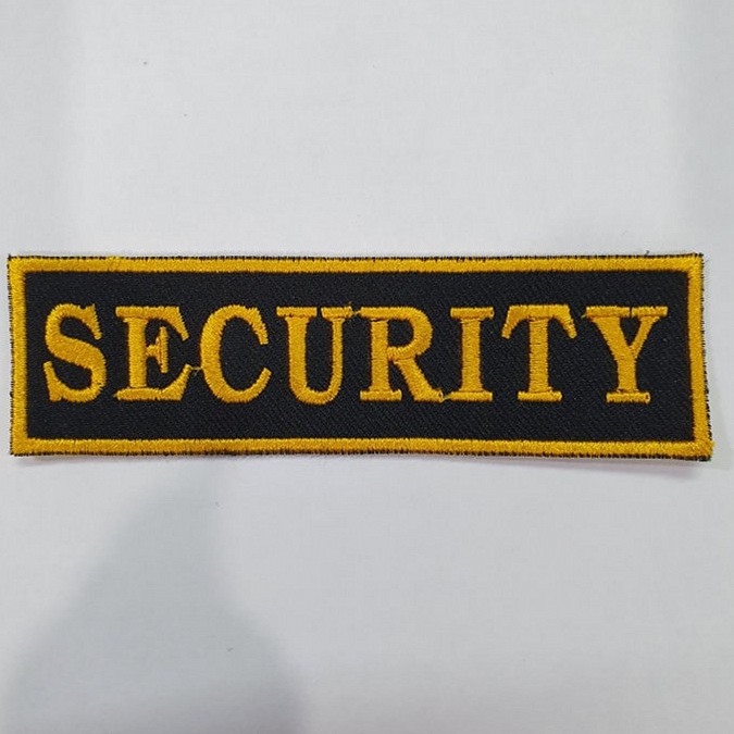 ป้ายผ้า SECURITY ชุดพนักงานรักษาความปลอดภัย