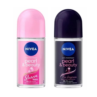 NIVEA Pearl &amp; Beauty นีเวีย โรล ออน เพิรล์ แอนด์ บิวตี้ 50 มล.