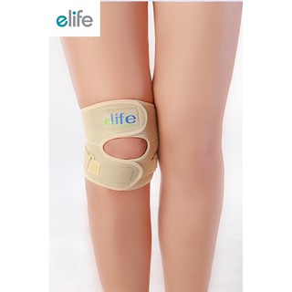 elife PATELLAR TENDON BRACE อุปกรณ์ประคองเข่ารุ่นE-KN006(สีเบจ)