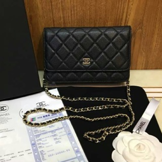 กระเป๋าหนังแท้chanel woc