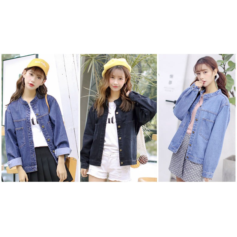#พร้อมส่งสียีนส์M1ตัว เสื้อยีนส์คอจีน #preorder #พรีออเดอร์ #เสื้อคลุม #เสื้อยีนส์ #เสื้อแจ็คเก็ต