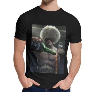 ผ้าฝ้ายออร์แกนิกสำหรับMan Khabib Nurmagomedov Epic Ufc Conor Mcgregorที่เหมาะสมวิสกี้เสื้อยืด