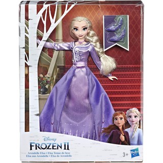 Disney Frozen Arendelle Elsa Fashion Doll Detailed Ombre Blue Dress Inspired by Disneys Frozen 2 โฟรเซ่น ตุ๊กตาเอลซ่า
