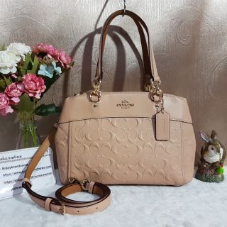 COACH F28472 MINI BROOKE CARRYALL IN SIGNATURE LEATHER
COLOR : IMITATION GOLD/NUDE PINK