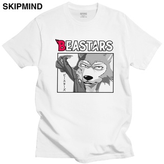 T-shirt  Beastars Haru เสื้อยืดคอกลม แขนสั้น ผ้าฝ้าย 100% พิมพ์ลายการ์ตูนหมาป่า ขนฟู สําหรับผู้ชาย LHZYS-5XL