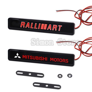 กระจังหน้ารถยนต์แบบมีไฟ Led สําหรับ Mitsubishi Ralliart Asx Outlander Lancer