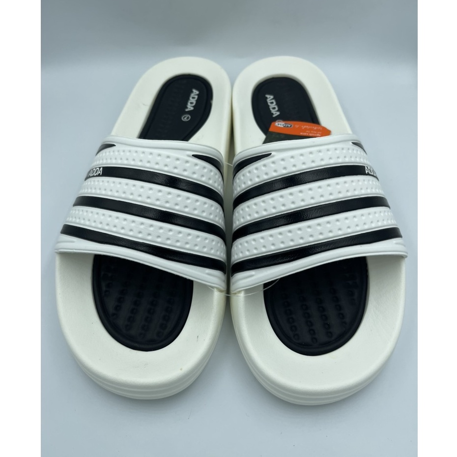 Cior.shop รองเท้าแตะ ADDA ผู้ชาย 3T15-M1 สีขาว