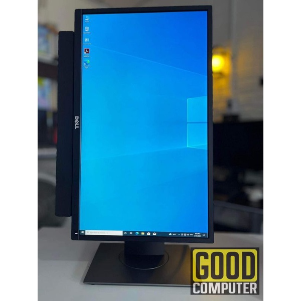 จอคอมพิวเตอร์ LED 22 นิ้ว หมุนได้ DELL P2217H จอ IPS มีลำโพงซาวด์บาร์ มือสอง คัดเกรด สภาพสวย