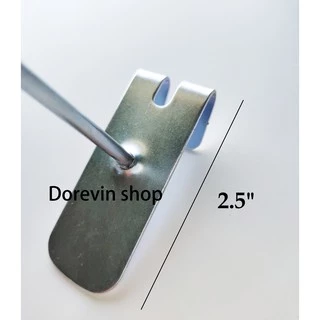 ตะขอเหล็ก ฮุกซิงค์ ฮุกเกาะตะแกรง ตะขอเกาะตะแกรง เกาะตะแกรง แข็งแรงชุปซิงค์ แขวนสินค้า 10ชิ้น/แพ็ค คุณภาพสูง ชุปติดทนนาน