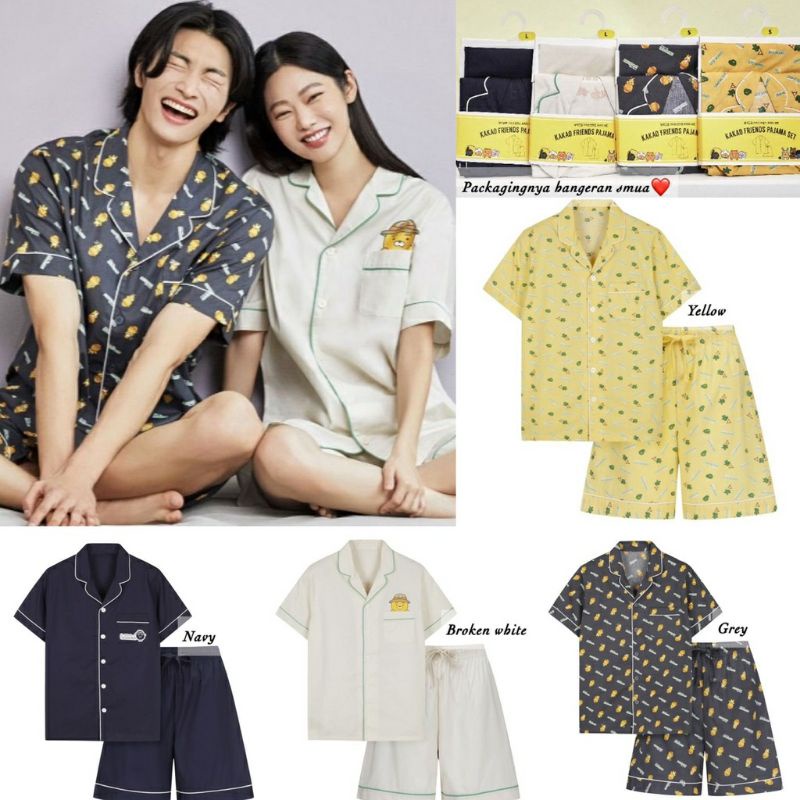 Topten Kakao Friends Pyjamas Set ชุดนอน Unisex / คู่