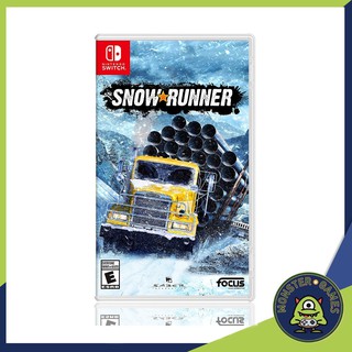 Snow Runner Nintendo Switch game (เกมส์ Nintendo Switch)(ตลับเกมส์Switch)(แผ่นเกมส์Switch)(Snowrunner Switch)