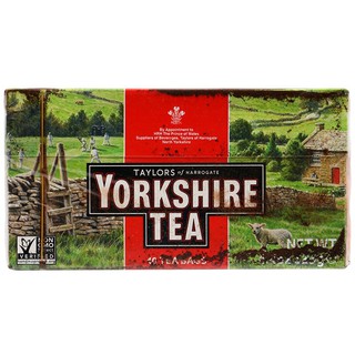 🔥HOT🔥 Yorkshire Tea Taylors Of Harrogate 125gชาดำอบ100%คุณภาพระดับพรีเมี่ยม