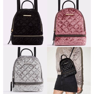 ALDO EDROIANA BACKPACK 2018 กระเป๋าเป้รุ่นใหม่ล่าสุดวัสดุกำมะหยี่นิ่มสวย