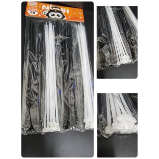 สายรัด เคเบิ้ลไทร์ ขนาด 10 นิ้ว (3x250mm) 48 ชิ้น Cable Ties พร้อมที่ล๊อคสายในตัว