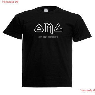 ผ้าฝ้ายคอกลมYameela 04 2021 เสื้อยืด Omg Oh My Greece I Love Greece สีดําสีขาว discountfrom S-4XL