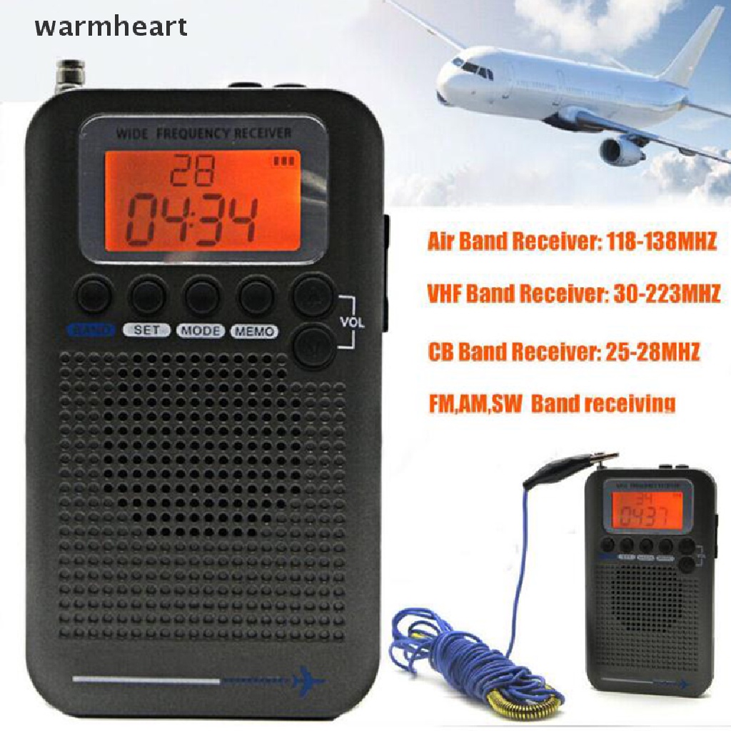 (warmheart) Outdoor Portable AM FM Stereo Radio Pocket Digital Mini ...