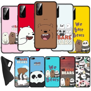 เคสซิลิโคนนิ่ม ลาย We bare bears AU68 สําหรับ OPPO A12 A12E R9 F1 Plus Reno 2F 2Z