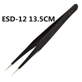 ชุดแหนบสเตนเลส ป้องกันไฟฟ้าสถิตย์ 1.5 มม. สําหรับซ่อมแซมโทรศัพท์มือถือ ESD10 ESD11 ESD12 ESD13 ESD14 ESD15