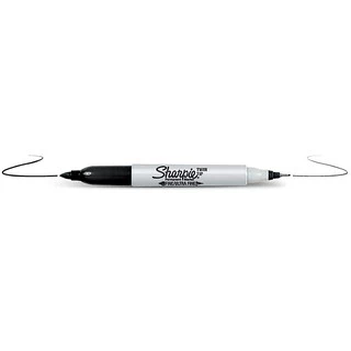 ปากกามาร์คเกอร์ ชาร์ปี้ 2 หัว ปากกาเคมี ชนิดถาวร Sharpie Twin Tip (1 ด้าม)