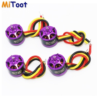 Mitoot R1106 7500KV ชุดมอเตอร์ไร้แปรงถ่าน โลหะ สําหรับโดรนบังคับ 60 70 80 90 Micro FPV