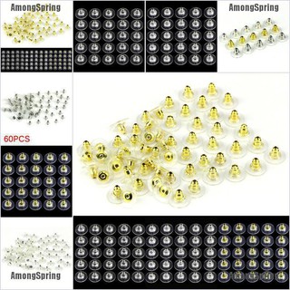 Amongspring ต่างหูทอง เครื่องประดับ 60 ชิ้น /