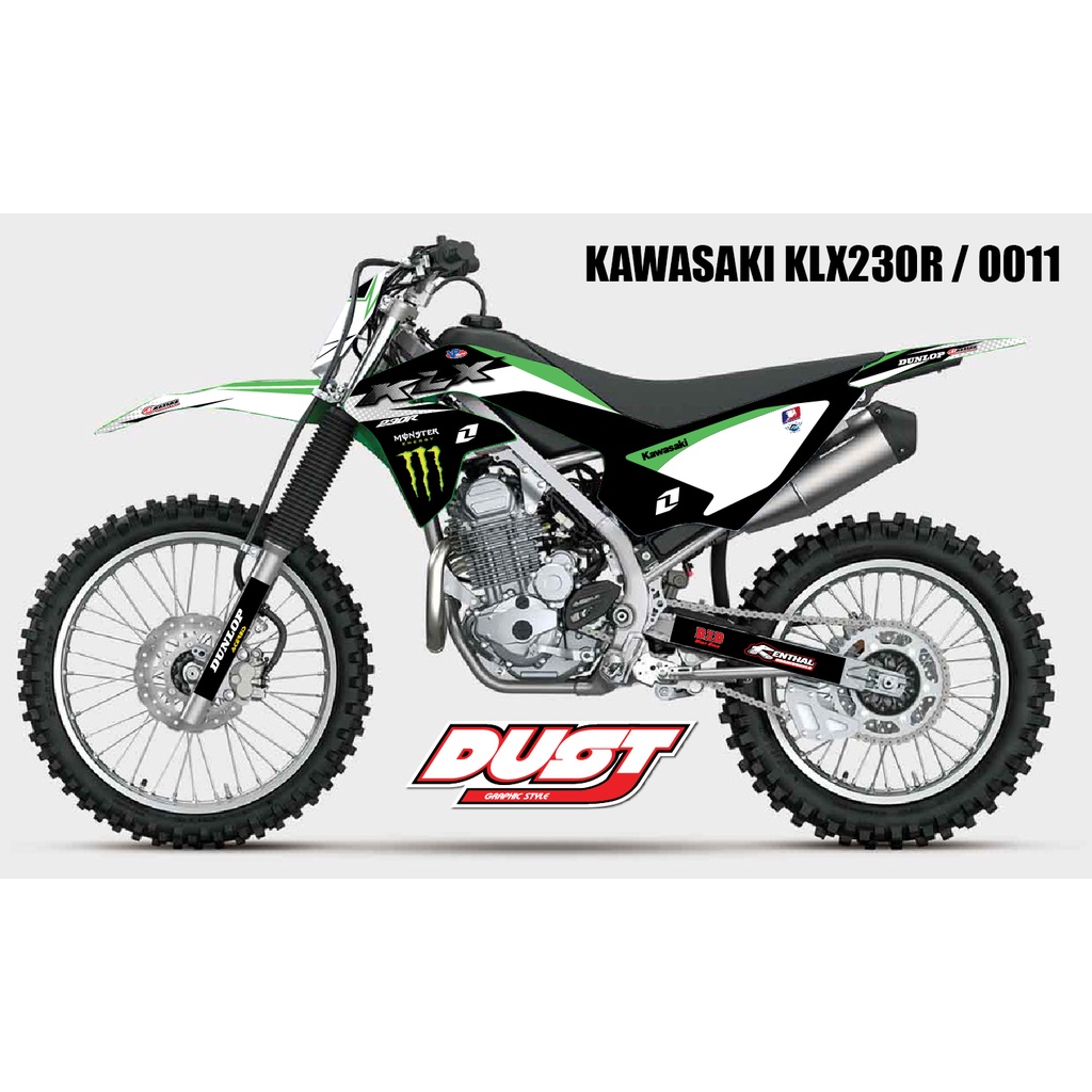 สติ๊กเกอร์ KLX 230R KAWASAKIทั้งคัน Graphic kit สติ๊กเกอร์เคลือบเงา สุดคุ้ม