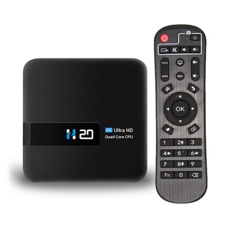 กล่องเครื่องเล่นเครือข่าย Wifi H20 1Gb 8Gbtv 4Kandroid10.0 Android