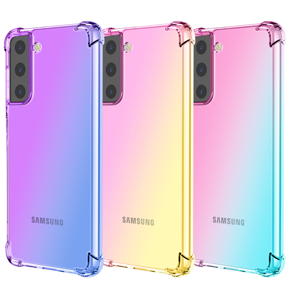 SAMSUNG สําหรับSamsung Galaxy M13 M14 M54 F54 M34 กรณีกันกระแทกClear GradientกรณีซิลิโคนTPU Soft Cov