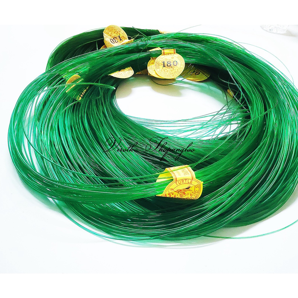 เอ็นเขียว เอ็นตราเต่า สำหรับวางเบ็ดราว เอ็นเหนียวนุ่น แข็งแรง ให้ตัวได้ดี บรรจุ 1กก. - รูปที่ 2