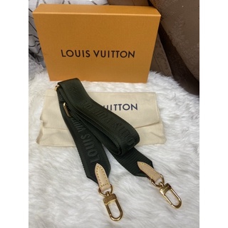 LV multi Pochette Bandoulier Strap (DC22) New สายสีเขียวแท้