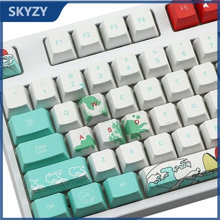 Space Keycap ส่วนบุคคล Keycap Wasd ESC Enter Direction Key โปรไฟล์ OEM PBT ห้าด้าน Dye Sublimation คีย์บอร์ด Keycap